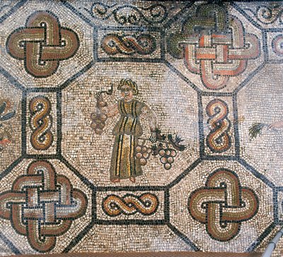 Detail of Floor of the Early Christian Basilica of Aquileia, Udine by Unknown